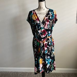 Flora wrap dress
